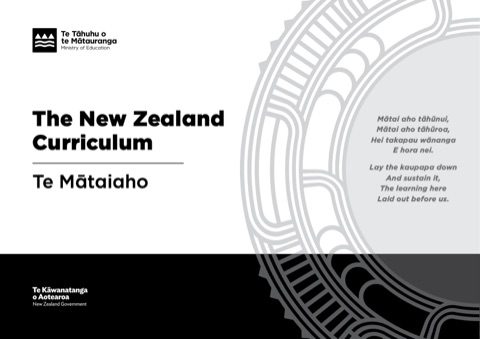 Cover of Te Mātaiaho, the New Zealand Curriculum (Oct 2025)
